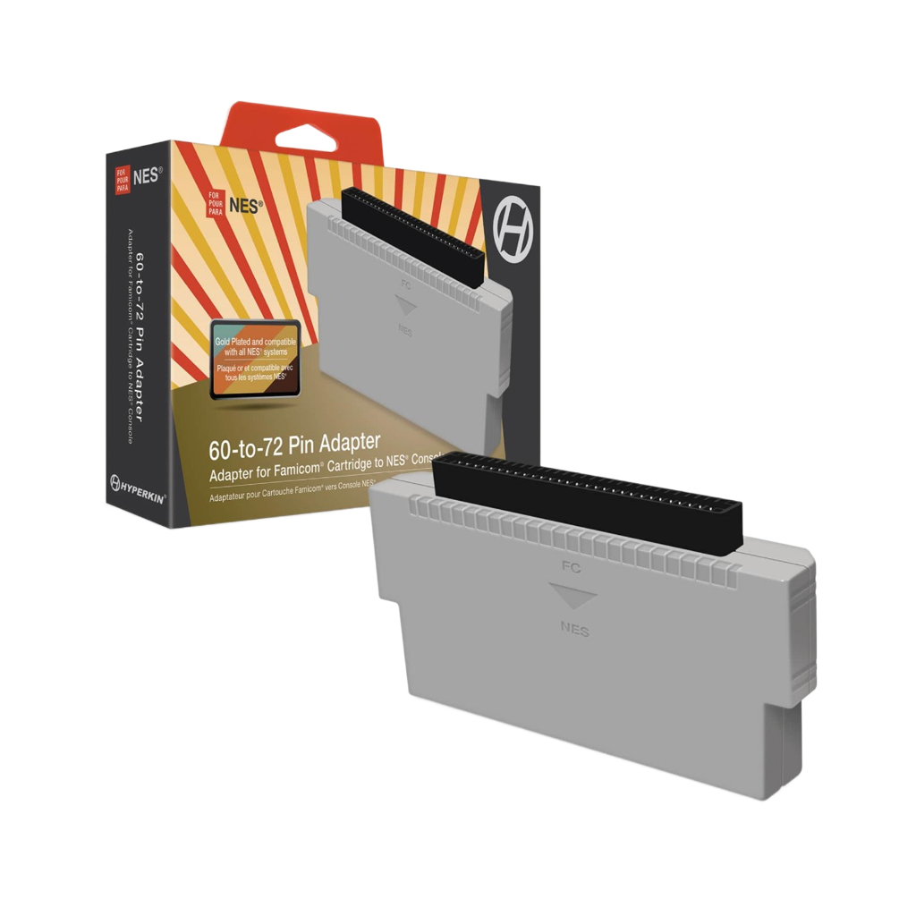 Hyperkin 60 to 72-pin Adapter ファミコン NES カートリッジ 変換アダプター 日本版FCカセットを海外版NES実機でプレイ可能