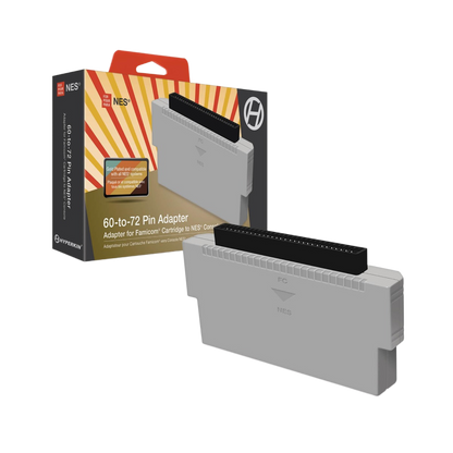 Hyperkin 60 to 72-pin Adapter ファミコン NES カートリッジ 変換アダプター 日本版FCカセットを海外版NES実機でプレイ可能