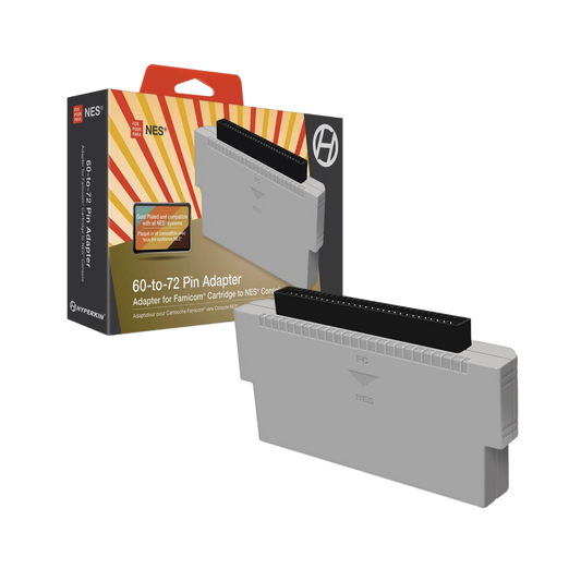 Hyperkin 60 to 72-pin Adapter ファミコン NES カートリッジ 変換アダプター 日本版FCカセットを海外版NES実機でプレイ可能