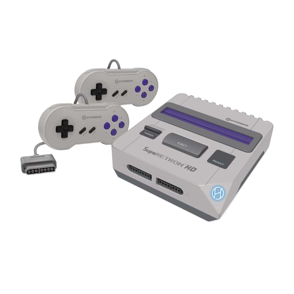 Hyperkin SupaRetroN HD レトロゲーム互換機 HDMI対応 720p HD出力 スーパーファミコン SNES対応 実機コントローラー接続可能 グレー