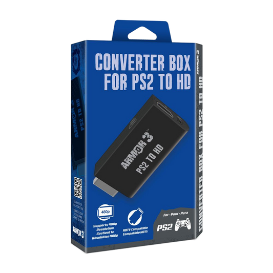 Armor3 コンバーターボックス for PlayStation 2® to HDMI｜PS2®のAV信号をHDMI出力へ変換｜高画質でレトロゲームを再現