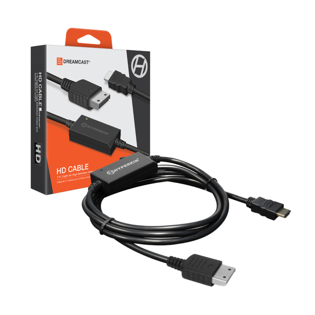 Hyperkin HD Cable for Dreamcast ドリームキャスト専用 HDMIコンバーターケーブル 720p出力 アスペクト比切替機能搭載 ハイパーキン