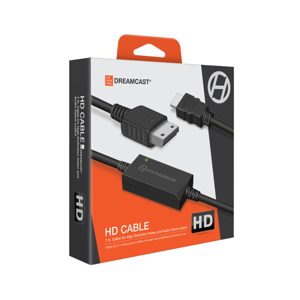 Hyperkin HD Cable for Dreamcast ドリームキャスト専用 HDMIコンバーターケーブル 720p出力 アスペクト比切替機能搭載 ハイパーキン