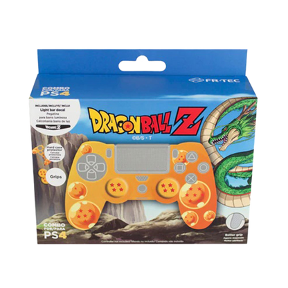 FR-TEC ドラゴンボールZ コンボパック DUALSHOCK4専用 カバー & グリップ & LEDライトステッカー3種セット