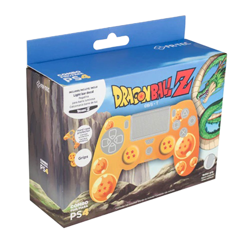 FR-TEC ドラゴンボールZ コンボパック DUALSHOCK4専用 カバー & グリップ & LEDライトステッカー3種セット