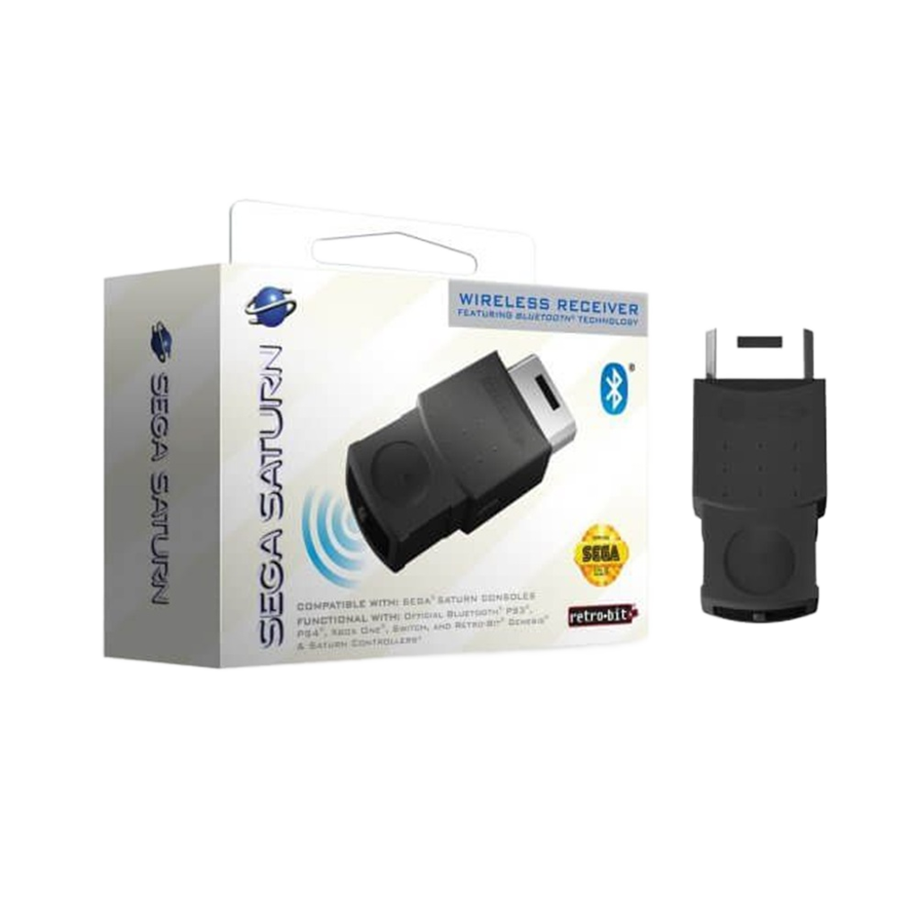 Retro-Bit Bluetooth ワイヤレスレシーバー for SEGA Saturn®｜8BitDo・Official Bluetoothコントローラー対応｜セガサターン本体で無線操作が可能に