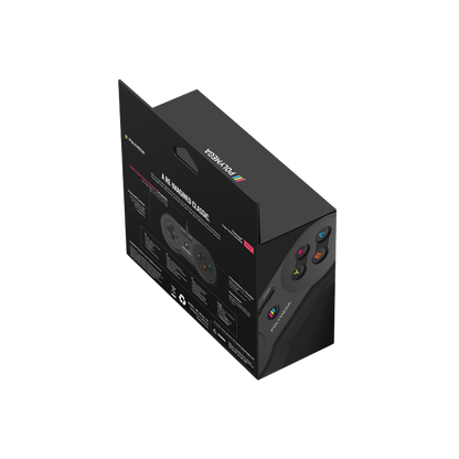 Polymega RC02 スーパーファミコン/SNES互換 オリジナルポート対応 有線ゲームコントローラー 2.4mケーブル HOMEボタン搭載 [EM02モジュール同梱版と同仕様] PM-RC02-01