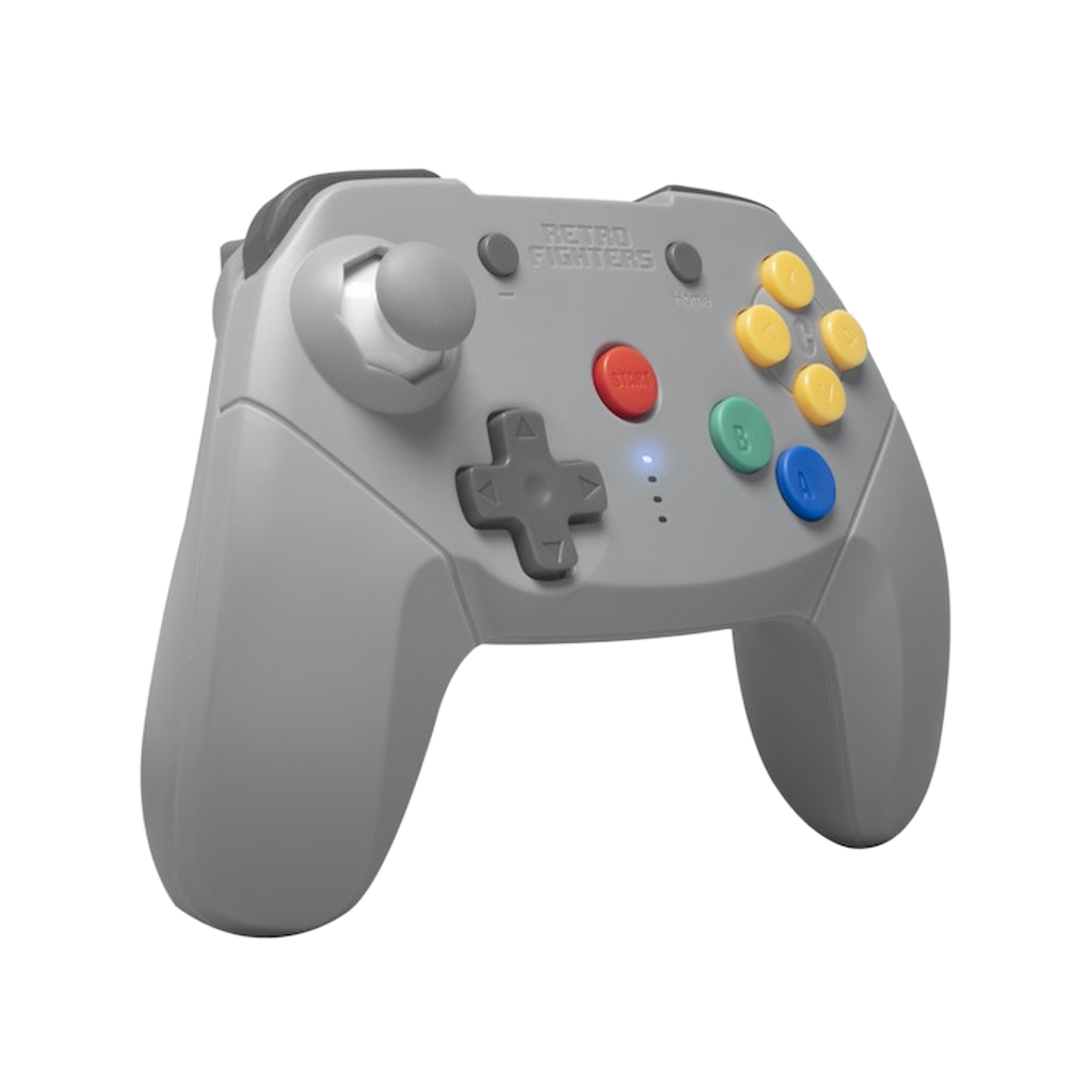 Retro Fighters® Brawler64 Bluetooth NSO Edition｜Nintendo Switch™/Switch Online™ N64™/PC対応 次世代ワイヤレスコントローラー Bluetooth接続 N64モード⇔Switch Proモード切替 全4色