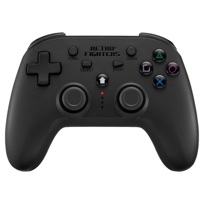 RETRO FIGHTERS Defender Bluetooth ワイヤレスコントローラー - PS3/PS4/PC対応、6軸モーションセンサー、圧力認識型ボタン、バイブレーション・ターボ機能搭載、USB Type-C充電ケーブル付属