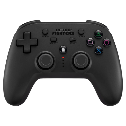 RETRO FIGHTERS Defender Bluetooth ワイヤレスコントローラー - PS3/PS4/PC対応、6軸モーションセンサー、圧力認識型ボタン、バイブレーション・ターボ機能搭載、USB Type-C充電ケーブル付属