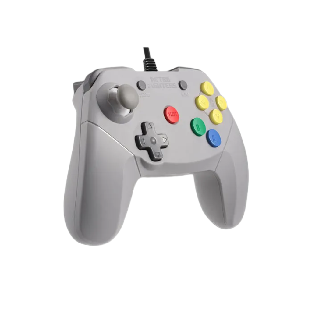 Retro Fighters Brawler64 Wireless Edition｜Nintendo 64対応 次世代ワイヤレスコントローラー 2.4GHzワイヤレス 超高速ターボ機能 メモリーパック対応 USB-C充電 内蔵充電池10時間以上駆動 全4色
