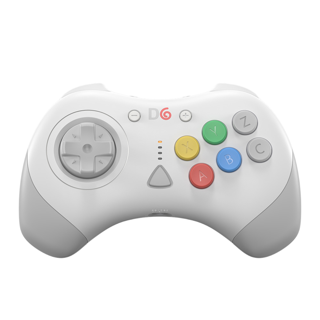 Retro Fighters® D6 Dreamcast｜Dreamcast®/Nintendo Switch™/Switch 2™/PC対応 ワイヤレス6ボタンファイティングコントローラー 2.4GHzワイヤレス Kailh® 超低遅延 全2色