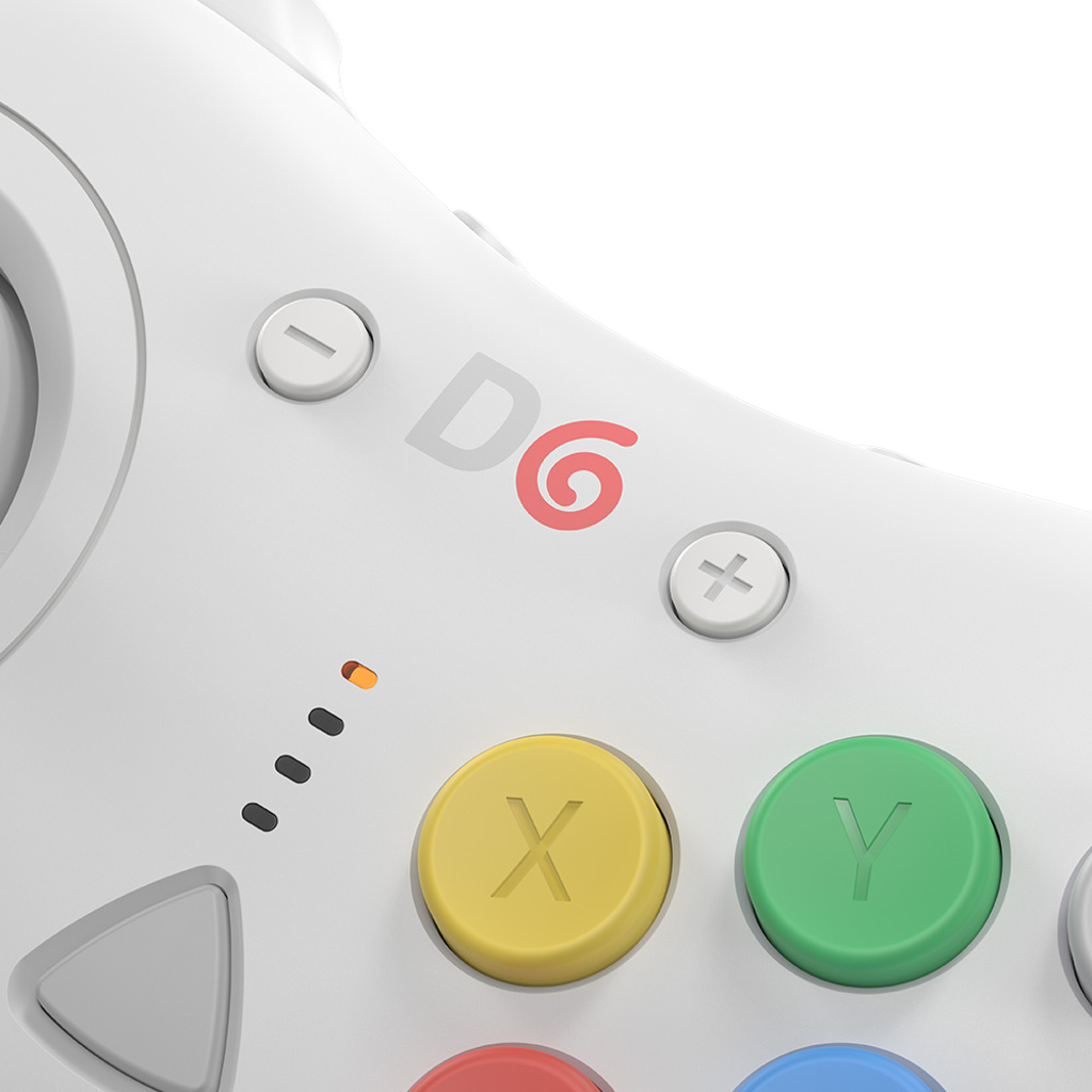 Retro Fighters® D6 Dreamcast｜Dreamcast®/Nintendo Switch™/Switch 2™/PC対応 ワイヤレス6ボタンファイティングコントローラー 2.4GHzワイヤレス Kailh® 超低遅延 全2色