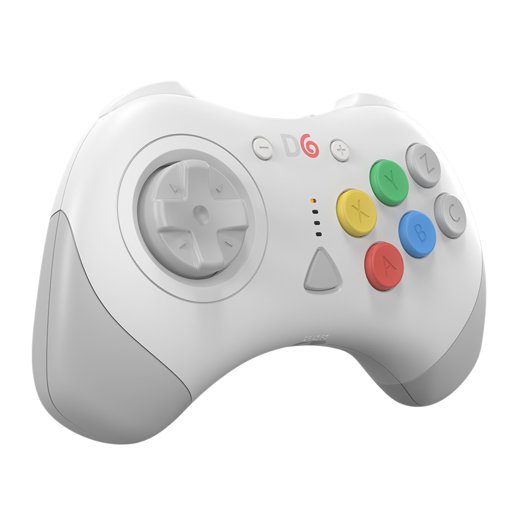 Retro Fighters® D6 Dreamcast｜Dreamcast®/Nintendo Switch™/Switch 2™/PC対応 ワイヤレス6ボタンファイティングコントローラー 2.4GHzワイヤレス Kailh® 超低遅延 全2色