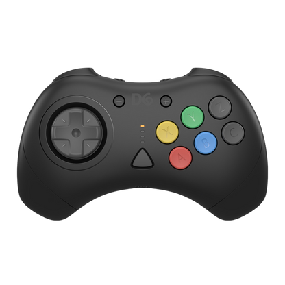 Retro Fighters® D6 Dreamcast｜Dreamcast®/Nintendo Switch™/Switch 2™/PC対応 ワイヤレス6ボタンファイティングコントローラー 2.4GHzワイヤレス Kailh® 超低遅延 全2色