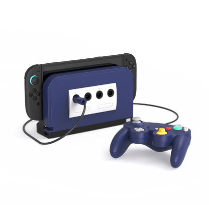 Retro Fighters Battle Dock for Switch2｜Nintendo Switch 2用 GameCube コントローラーアダプター 4ポート接続 超低遅延 交換式フェイスプレート4色付属