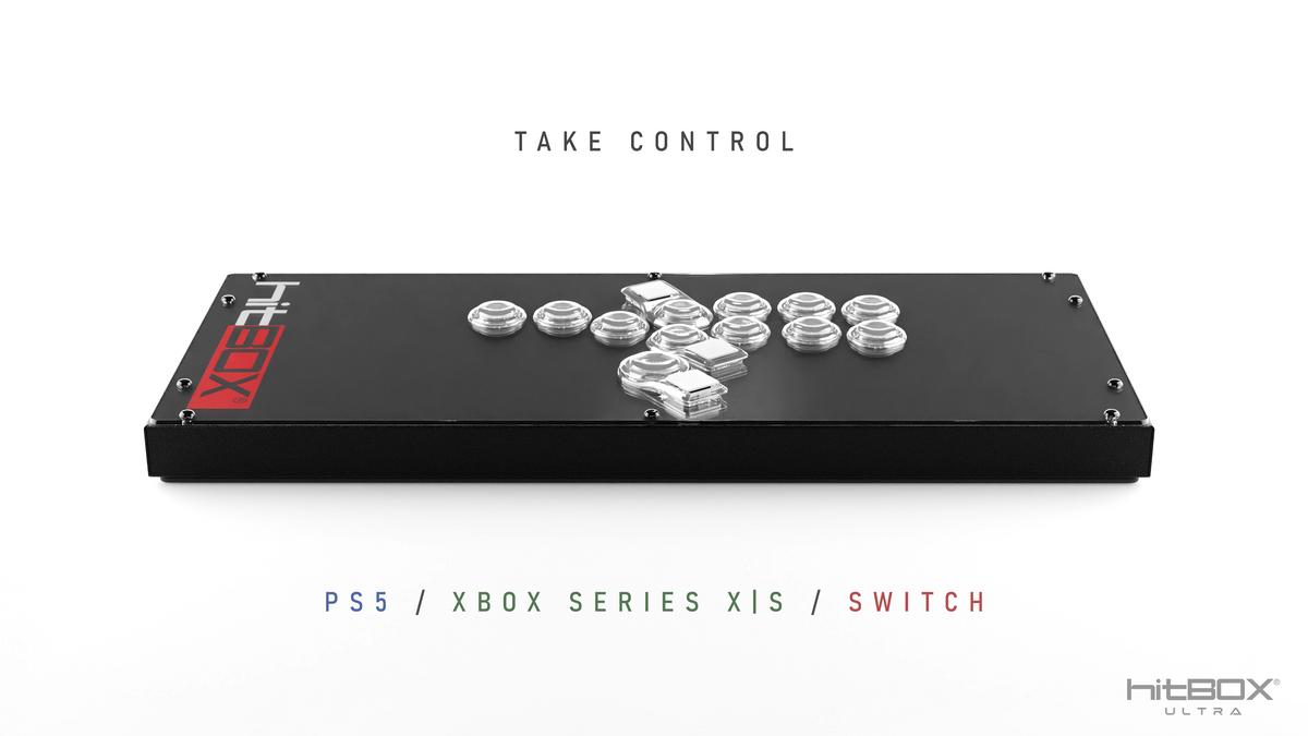HitBox Ultra V.2 コントローラ 高精度入力対応 格闘ゲーム専用 コントローラ | PlayStation 5 / Switch2 / PC/Steam 対応 | プロゲーマー推奨 デザイン | ヒットボックス公式