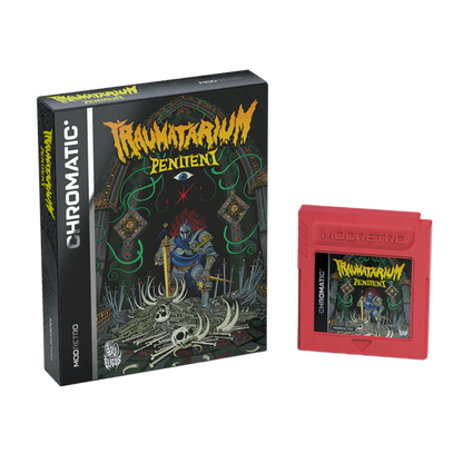 【30％OFF】ModRetro Traumatarium Penitent トラウマタリウム ペニテント GB GBC Chromatic 互換 カートリッジ レトロゲーム 3Dダンジョン RPG ダンジョンクローラー 英語版