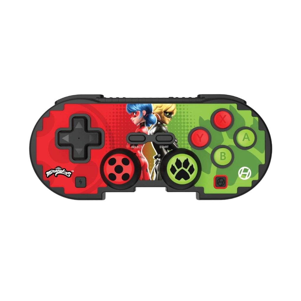 Hyperkin ピクセルアート Bluetooth ワイヤレスゲームコントローラー｜公式ミラキュラス レディバグ＆シャノワール エディション