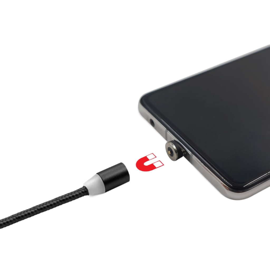 Hyperkin Armor3™ マグネット式充電ケーブルセット ブラック（USB Type-C &amp; Micro USB） – 6ピース