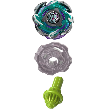 ベイブレードX リーパーライノ C 4-55D CX スターターパック ランチャー付属 BEYBLADE X Reaper Rhino ディフェンスタイプ 右回転 3分割CXブレード カスタマイズ Hasbro 海外版