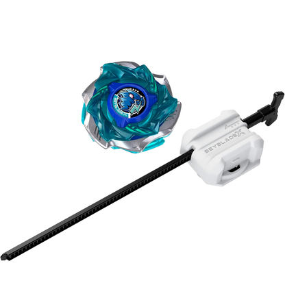 ベイブレードX ハリケーンエンリル IS 7-55T CXインフィニティ スターターパック ランチャー付属 BEYBLADE X Hurricane Enlil バランスタイプ 右回転 4分割ブレード カスタマイズ Hasbro 海外版