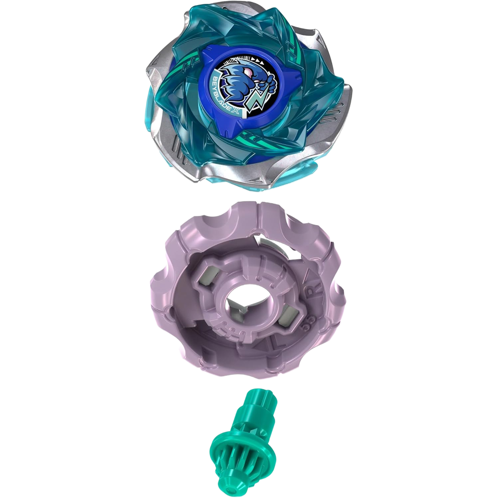 ベイブレードX ハリケーンエンリル IS 7-55T CXインフィニティ スターターパック ランチャー付属 BEYBLADE X Hurricane Enlil バランスタイプ 右回転 4分割ブレード カスタマイズ Hasbro 海外版