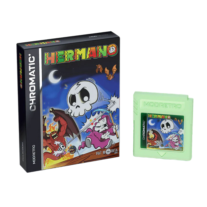 【30％OFF】ModRetro Hermano エルマノ GB GBC Chromatic 互換 カートリッジ レトロゲーム 2D横スクロール アクションゲーム