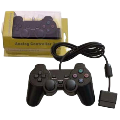 PS2 専用有線コントローラ サードパーティー社製 新品パッケージ入り