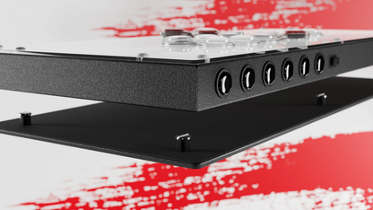 Hit Box PC Beast Box｜PC専用 梅原大吾コラボ 全ボタン式アーケードコントローラー C.O.M.B.O.サイレントボタン搭載 0.3mm高速反応 27mmスリム設計 FGCアダプター対応