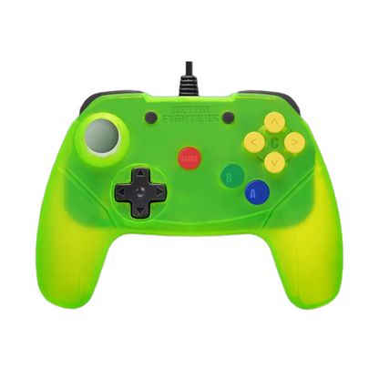 Retro Fighters Brawler64 Wireless Edition｜Nintendo 64対応 次世代ワイヤレスコントローラー 2.4GHzワイヤレス 超高速ターボ機能 メモリーパック対応 USB-C充電 内蔵充電池10時間以上駆動 全4色