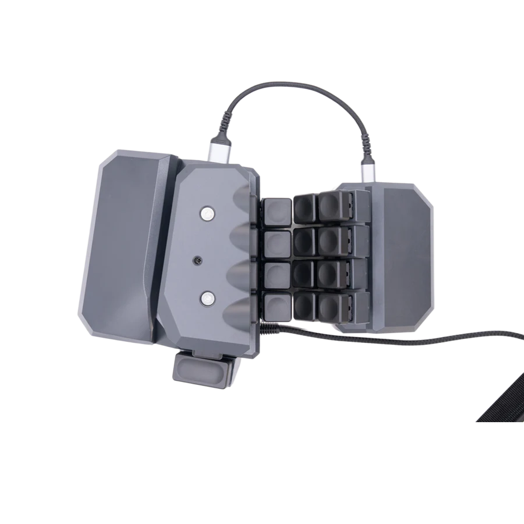 MoveMaster ButtonCommander 8ボタン拡張モジュール RSG1専用 追加デバイス カスタイマイズ対応 USB接続 高精度操作向けアクセサリー ドイツ製 ムーブマスター ボタンコマンダー【左手仕様】