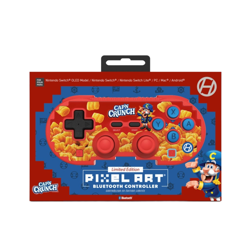 Hyperkin製 限定版 Cap'n Crunch公式ライセンス取得 ピクセルアート ワイヤレス Bluetooth コントローラー