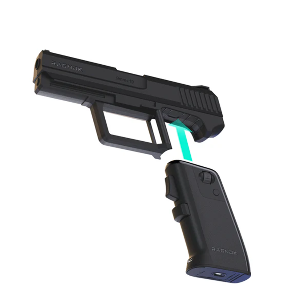 Ragnok FireGrip Pro ガンマウス 銃型 ゲーミングマウス 交換用メタルトリガー付属 振動機能 ラピッドファイア連射 2.4Gワイヤレス FPS最適化 ラグノック ファイアグリップ プロ