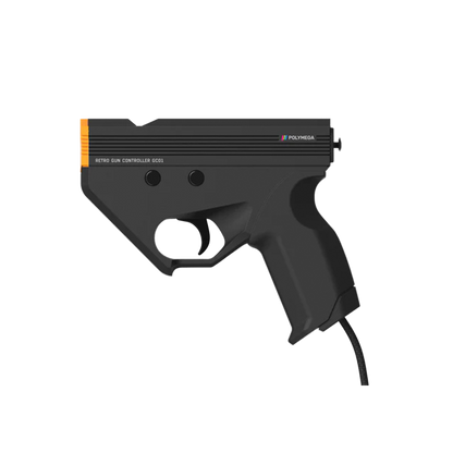 Polymega ポリメガ GC01 レトロ ガンコントローラー Retro Gun Controller シンデン Sinden 光学式 ライトガン ガンコン HDTV 軽量 2.4mケーブル 互換機 周辺機器【Remixにも後日対応】