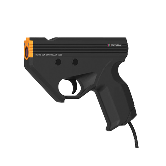 Polymega ポリメガ GC01 レトロ ガンコントローラー Retro Gun Controller シンデン Sinden 光学式 ライトガン ガンコン HDTV 軽量 2.4mケーブル 互換機 周辺機器【Remixにも後日対応】