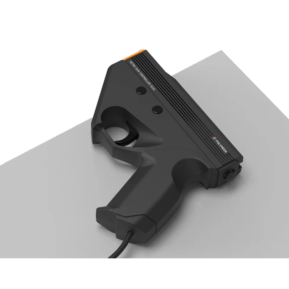 Polymega ポリメガ GC01 レトロ ガンコントローラー Retro Gun Controller シンデン Sinden 光学式 ライトガン ガンコン HDTV 軽量 2.4mケーブル 互換機 周辺機器【Remixにも後日対応】