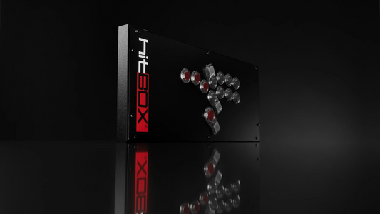 Hit Box PC Hit Box｜PC専用 元祖レバーレスアーケードコントローラー 全ボタン式 C.O.M.B.O.サイレントボタン搭載 0.3mm高速反応 4種SOCDモード 27mmスリム設計 FGCアダプター対応