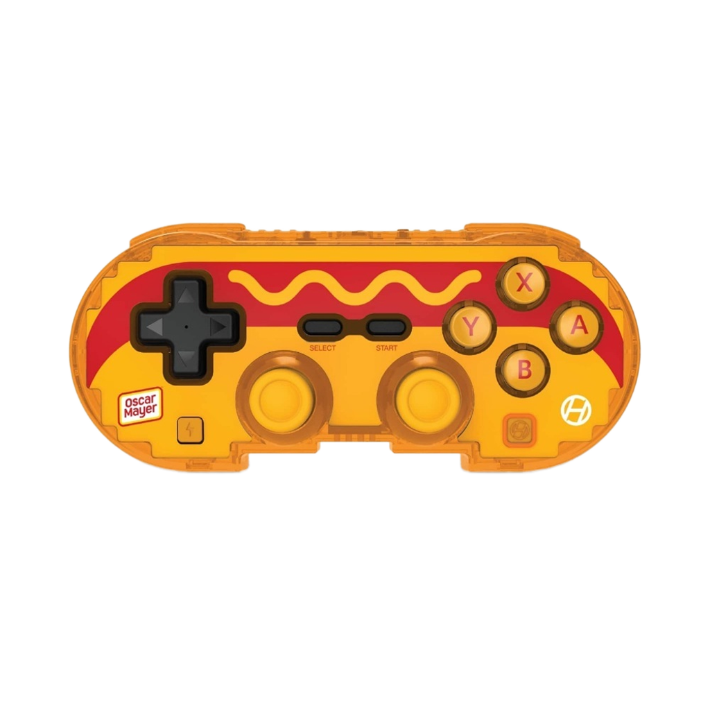 Hyperkin 限定版 ピクセルアート Bluetooth ワイヤレスゲームコントローラー｜公式オスカーマイヤー（ホットドッグ）エディション