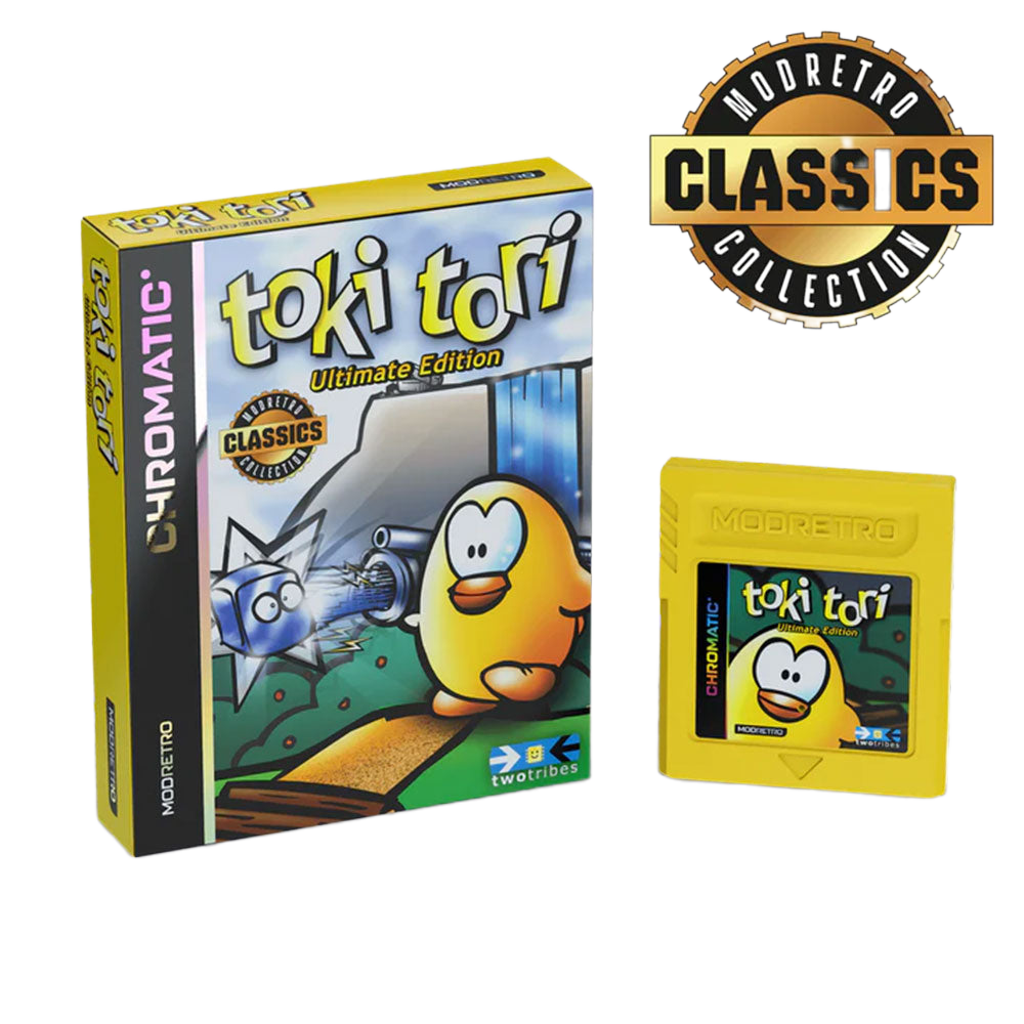 【30％OFF】ModRetro Toki Tori Ultimate Edition ゲームボーイ カラー GBC Chromatic 互換 パズル アクション レトロ FRAM セーブ バッテリーレス パッケージ版
