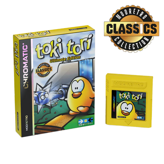 【30％OFF】ModRetro Toki Tori Ultimate Edition ゲームボーイ カラー GBC Chromatic 互換 パズル アクション レトロ FRAM セーブ バッテリーレス パッケージ版