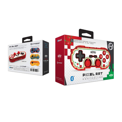 Hyperkin 限定版 ピクセルアート Bluetooth ワイヤレスゲームコントローラー｜公式ハインツ（ラベルラブ）エディション