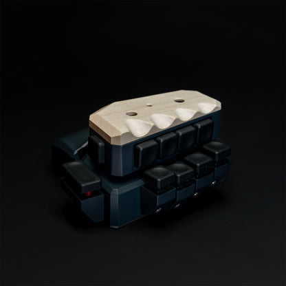 MoveMaster Griffstückdeckel 交換用ウッドグリップトップカバー RSG1専用 カスタムパーツ ハンドル蓋アクセサリー 天然木仕様 ドイツ製 ムーブマスター
