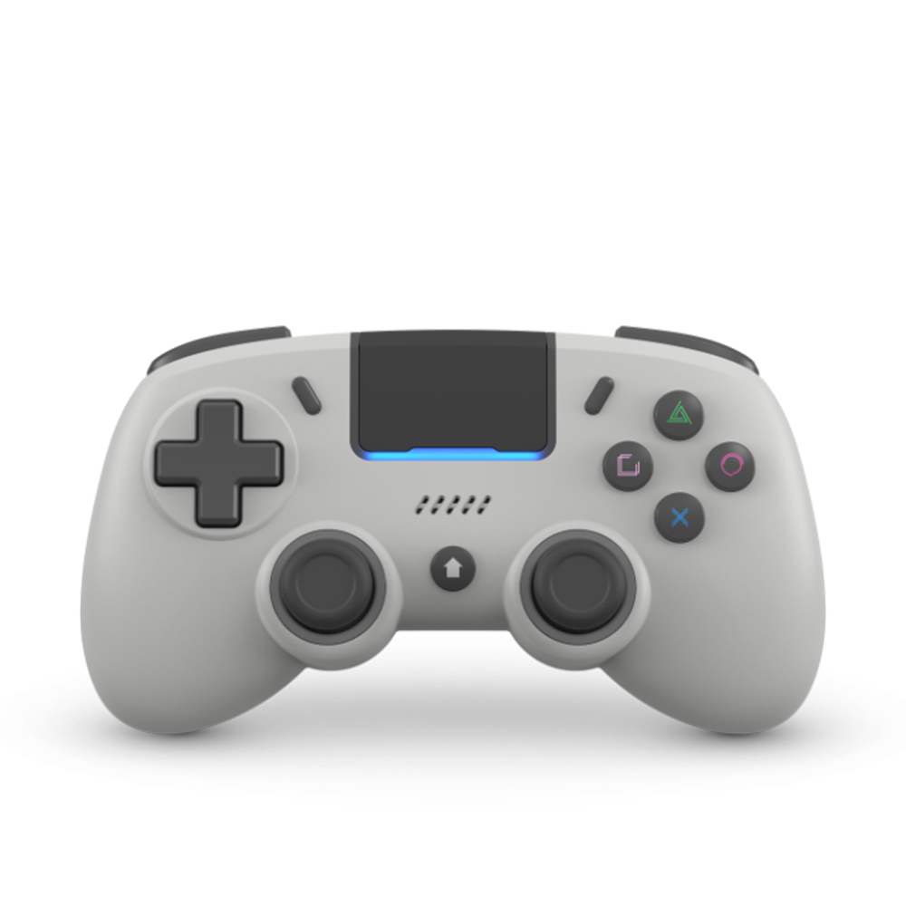 Retro Fighters® Mantis（マンティス）｜PlayStation®4/PC対応 ミニサイズ ワイヤレスBluetoothコントローラー ホールエフェクトスティック ドリフトなし プログラマブル背面ボタン2個 可変トリガーストップ ジャイロ搭載 内蔵スピーカー 全2色