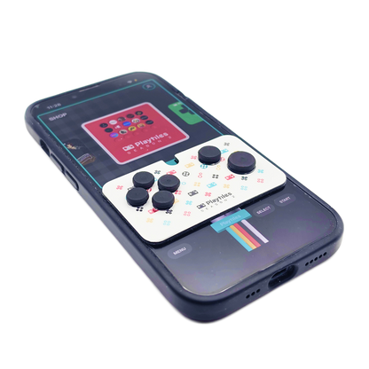 Playtiles プレイタイルズ シーズン2パック 限定版カラー｜iOS/Android スマホ用 貼り付け式コントローラー 物理ボタン搭載 電子部品不要 ゲーム続々配信24タイトルに対応【フランス製】