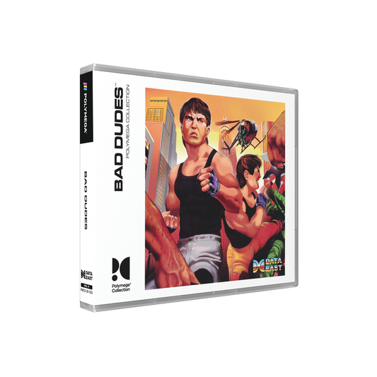 Polymega ポリメガ コレクション Vol. 5 バッド・デュードス Bad Dudes ドラゴンニンジャ Data East データイースト アーケード アクション 忍者 レトロゲーム 互換機 物理CDメディア