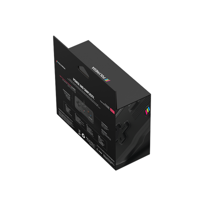 Polymega RC01 ファミコン/NES互換 オリジナルポート対応 有線ゲームコントローラー 2.4mケーブル HOMEボタン搭載 [EM01モジュール同梱版と同仕様] PM-RC01-01