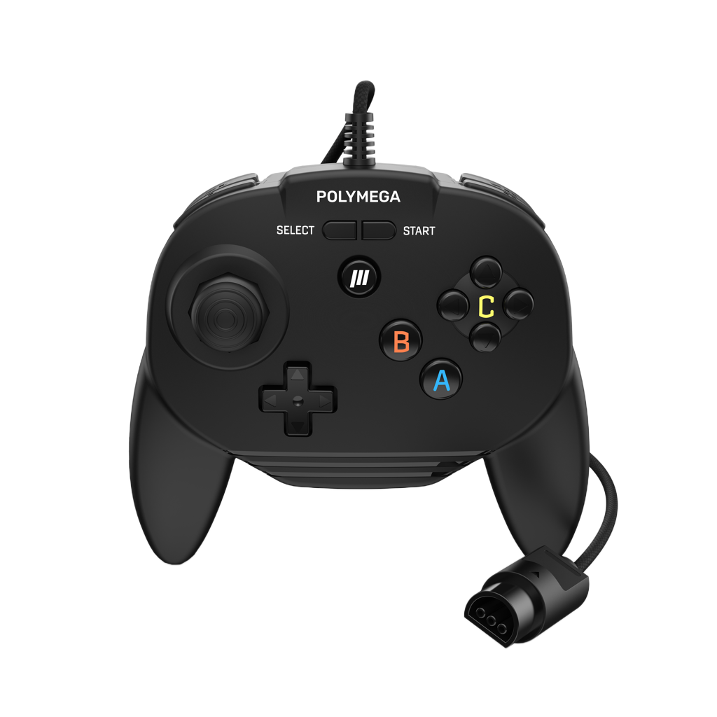 Polymega RC05 ニンテンドー64互換 有線コントローラー ランブル/メモリパック対応 2.4mケーブル [EM05モジュール同梱版と同仕様] PM-RC05-01