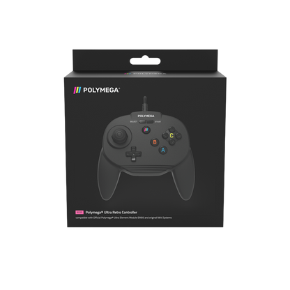 Polymega RC05 ニンテンドー64互換 有線コントローラー ランブル/メモリパック対応 2.4mケーブル [EM05モジュール同梱版と同仕様] PM-RC05-01