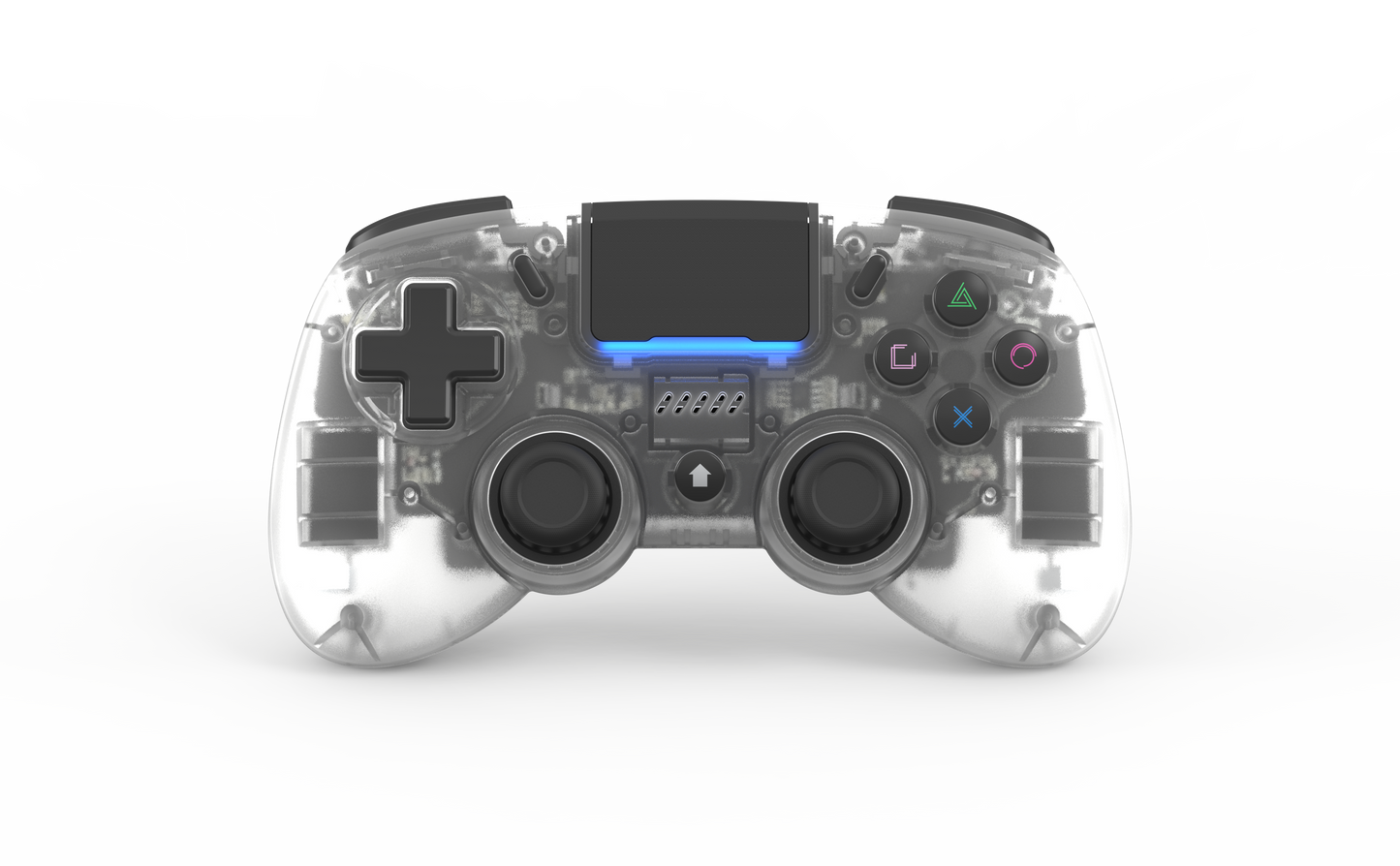 Retro Fighters® Mantis（マンティス）｜PlayStation®4/PC対応 ミニサイズ ワイヤレスBluetoothコントローラー ホールエフェクトスティック ドリフトなし プログラマブル背面ボタン2個 可変トリガーストップ ジャイロ搭載 内蔵スピーカー 全2色